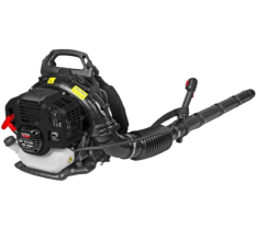 Воздуходувка 2-х тактн 2,6л.с, 52,8см³, 1450м³/ч, 78м/с, бак 1,2л, 8,9кг, ранцевая