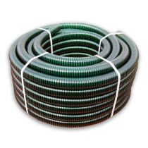 Шланг напорный,  1 ,25м., ПВХ со спиральной оплеткой темно-зелёный