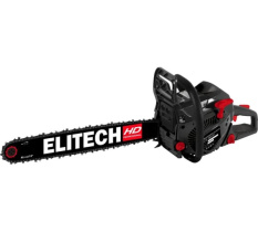 Пила цепная бензиновая Elitech CS 5841F (E1611.007.00) HD  58.1см3,3.0кВт\4.1л.с.,шина46см,3200-13500об\мин,шаг-3/8",паз-1,5мм,т\б-0,625л, 5.2 кг