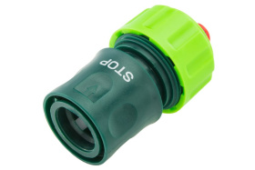 Муфта-автомат к шлангу 3/4" с автостопом. VERTO