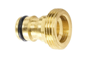 Адаптер латунный, 1", внешняя резьба// Palisad